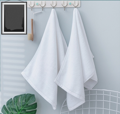 Thick Cotton Absorbent White Towels